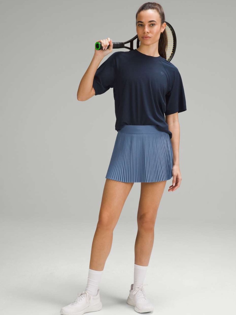 Lululemon Varsity Pleated Tennis Skirt in Oasis Blue